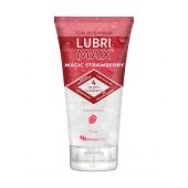 Интимный гель-смазка на водной основе Lubrimax Magic Strawberry - 75 мл. - ИнтелБИО - купить с доставкой в Нижнем Тагиле
