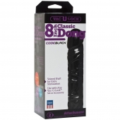 Насадка-фаллоимитатор Vac-U-Lock CodeBlack 8 Inch Classic Dong - 19,3 см. - Doc Johnson - купить с доставкой в Нижнем Тагиле