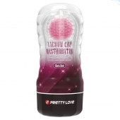 Прозрачный текстурированный мастурбатор Vacuum Cup Masturbator Black Hole - Baile - в Нижнем Тагиле купить с доставкой