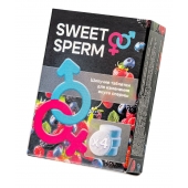 Шипучие таблетки для мужчин Sweet Sperm для изменения вкуса спермы (4 шт. по 0,5 гр.) - Капиталпродукт - купить с доставкой в Нижнем Тагиле