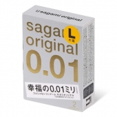 Презервативы Sagami Original 0.01 L-size увеличенного размера - 2 шт. - Sagami - купить с доставкой в Нижнем Тагиле