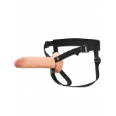 Полый страпон на ремнях 8’’ Hollow Silicone Strap-on - Pipedream - купить с доставкой в Нижнем Тагиле