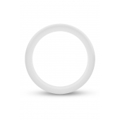 Белое люминесцентное эрекционное кольцо Silicone Glo Cock Ring - Blush Novelties - в Нижнем Тагиле купить с доставкой