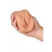 Маструбатор-вагина с вибрацией Soft   Wet Renata Realistic Tan Masturbator - Blush Novelties - в Нижнем Тагиле купить с доставкой