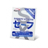 Презерватив Sagami Xtreme Ultrasafe с двойным количеством смазки - 1 шт. - Sagami - купить с доставкой в Нижнем Тагиле