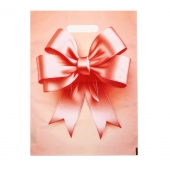 Пакет с принтом в виде банта с вырубной ручкой (30х40 см) - Сима-Ленд - купить с доставкой в Нижнем Тагиле