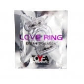 Прозрачное виброкольцо с двумя вибропульками - Toyfa Basic - в Нижнем Тагиле купить с доставкой