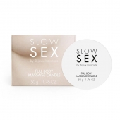 Массажная свеча для всего тела Slow Sex - 50 гр. - Bijoux Indiscrets - купить с доставкой в Нижнем Тагиле