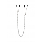 Зажимы на соски «Вилки» на цепочке - Pecado - купить с доставкой в Нижнем Тагиле