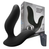 Черный вибромассажер простаты 3,5’’ Remote Control Curve P-spot Massager - 12 см. - Erokay - в Нижнем Тагиле купить с доставкой