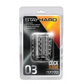 Прозрачная насадка с шипами и шишечками STAY HARD COCK SLEEVE 03 CLEAR - Blush Novelties - в Нижнем Тагиле купить с доставкой