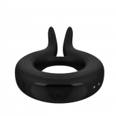 Черное эрекционное кольцо Marry Me Rechargeable Vibrating Cockring - Adrien Lastic - в Нижнем Тагиле купить с доставкой
