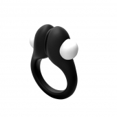 Черное эрекционное кольцо Zippy Vibrating Ring With Bullet - Adrien Lastic - в Нижнем Тагиле купить с доставкой
