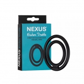 Черное двойное эрекционное кольцо Nexus Enduro Double - Nexus Range - в Нижнем Тагиле купить с доставкой