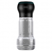Набор PowerBlow   Feel Pocket Stroker Crystal: мастурбатор и интерактивная насадка - Kiiroo - в Нижнем Тагиле купить с доставкой