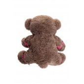 Бондажный набор: бурый мишка с розовыми оковами и наручниками - Pecado - купить с доставкой в Нижнем Тагиле