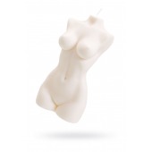 Белая интерьерная свеча в форме женского торса - 850 гр. - Pecado - купить с доставкой в Нижнем Тагиле