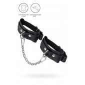 Черные мини-оковы со скруглёнными углами - Pecado - купить с доставкой в Нижнем Тагиле
