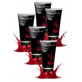 Набор из 5 съедобных лубрикантов JUJU со вкусом вишни - JuJu - купить с доставкой в Нижнем Тагиле