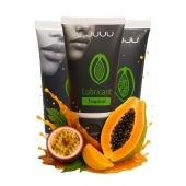 Набор из 3 съедобных лубрикантов JUJU со вкусом тропических фруктов - JuJu - купить с доставкой в Нижнем Тагиле