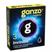 Супертонкие презервативы Ganzo Invisible - 3 шт. - Ganzo - купить с доставкой в Нижнем Тагиле