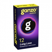 Презервативы с анестетиком для продления удовольствия Ganzo Long Love - 12 шт. - Ganzo - купить с доставкой в Нижнем Тагиле
