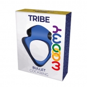Синее эрекционное кольцо Wooomy Tribeс с вибрацией - Adrien Lastic - в Нижнем Тагиле купить с доставкой