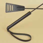 Черный кожаный стек «Сириус» - 60 см. - Sitabella - купить с доставкой в Нижнем Тагиле