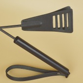 Черный кожаный стек «Сириус» - 60 см. - Sitabella - купить с доставкой в Нижнем Тагиле