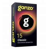 Классические презервативы с обильной смазкой Ganzo Classic - 15 шт. - Ganzo - купить с доставкой в Нижнем Тагиле
