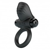 Черное эрекционное кольцо с вибрацией Adrien - Baile - в Нижнем Тагиле купить с доставкой