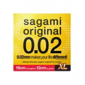 Презерватив увеличенного размера Sagami Original 0.02 XL-size - 1 шт. - Sagami - купить с доставкой в Нижнем Тагиле