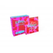 Презервативы с разогревающим эффектом Expert Hot Love - 3 шт. - Expert - купить с доставкой в Нижнем Тагиле