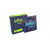Светящиеся в темноте презервативы Expert Neon - 3 шт. - Expert - купить с доставкой в Нижнем Тагиле