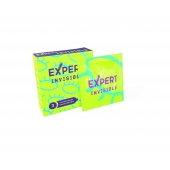 Ультратонкие презервативы Expert Invisible - 3 шт. - Expert - купить с доставкой в Нижнем Тагиле