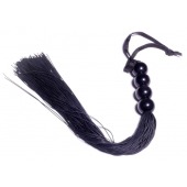 Черная силиконовая плеть - 37 см. - Boys of Toys - купить с доставкой в Нижнем Тагиле