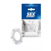 Эластичное эрекционное кольцо с шипиками и шариками - Sex Expert - в Нижнем Тагиле купить с доставкой
