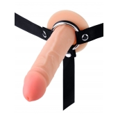 Мужской полый страпон на регулируемых ремнях - 18,5 см. - Sex Expert - купить с доставкой в Нижнем Тагиле