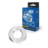 Прозрачное эрекционное кольцо-бублик - Sex Expert - в Нижнем Тагиле купить с доставкой