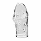 Прозрачная насадка на пенис Booker - 8 см. - Baile - в Нижнем Тагиле купить с доставкой