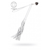 Белая кожаная плеть - 50 см. - Pecado - купить с доставкой в Нижнем Тагиле