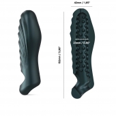 Серая силиконовая насадка на пенис с подхватом Manwan Ryzer - Manwan - в Нижнем Тагиле купить с доставкой