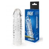 Прозрачная закрытая насадка на пенис - 17 см. - Sex Expert - в Нижнем Тагиле купить с доставкой