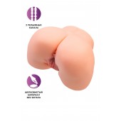 Телесный мастурбатор в форме попки с 2 любовными входами - No Name - в Нижнем Тагиле купить с доставкой