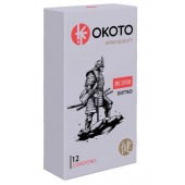 Точечные презервативы OKOTO Dotted - 12 шт. - Sitabella - купить с доставкой в Нижнем Тагиле