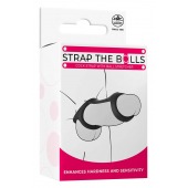 Черная эрекционная насадка Strap The Balls - NMC - в Нижнем Тагиле купить с доставкой