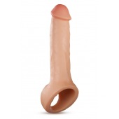 Телесная насадка-удлинитель Thrive 8.75 Inch Realistic Penis Extender Sleeve - 22,2 см. - Blush Novelties - в Нижнем Тагиле купить с доставкой