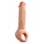 Телесная насадка-удлинитель Thrive 8.75 Inch Realistic Penis Extender Sleeve - 22,2 см. - Blush Novelties - в Нижнем Тагиле купить с доставкой