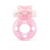 Розовое эрекционное виброкольцо в форме мишки - 1137 - в Нижнем Тагиле купить с доставкой