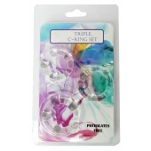 Набор из 3 эрекционных прозрачных колец - Boys of Toys - в Нижнем Тагиле купить с доставкой